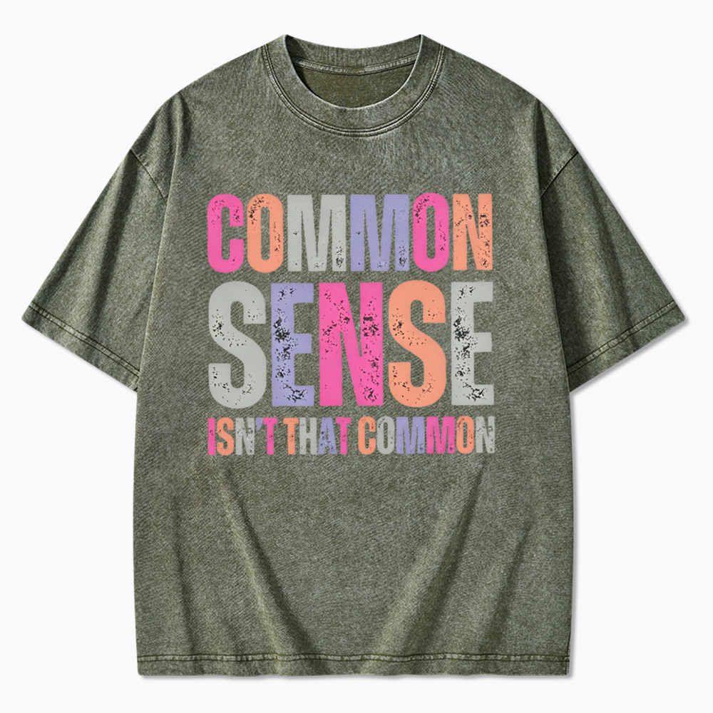 Common Sense Washed T-Shirt
