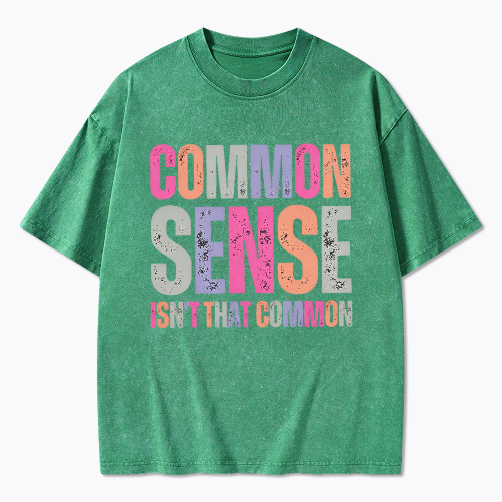 Common Sense Washed T-Shirt