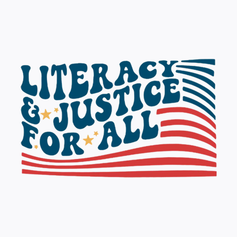 Literacy And Justice For All Washed T-Shirt