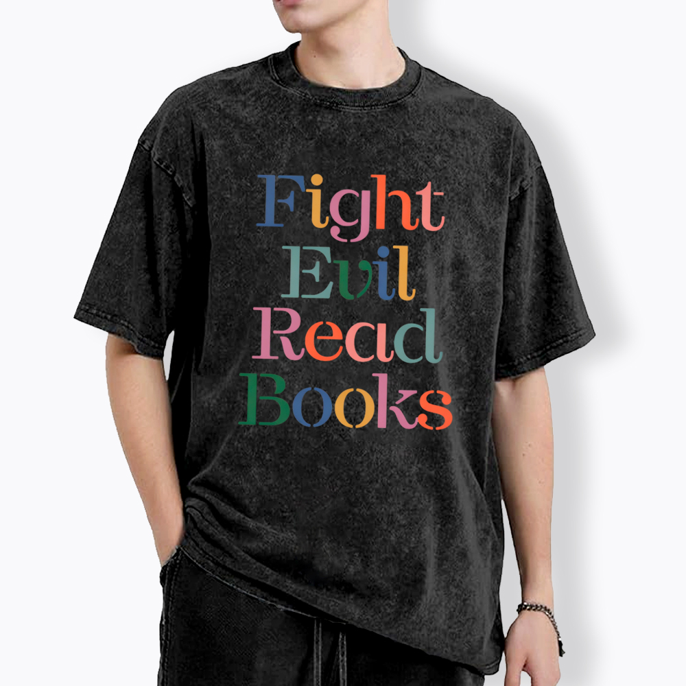 Protect Libraries Read Banned Books Washed T-Shirt