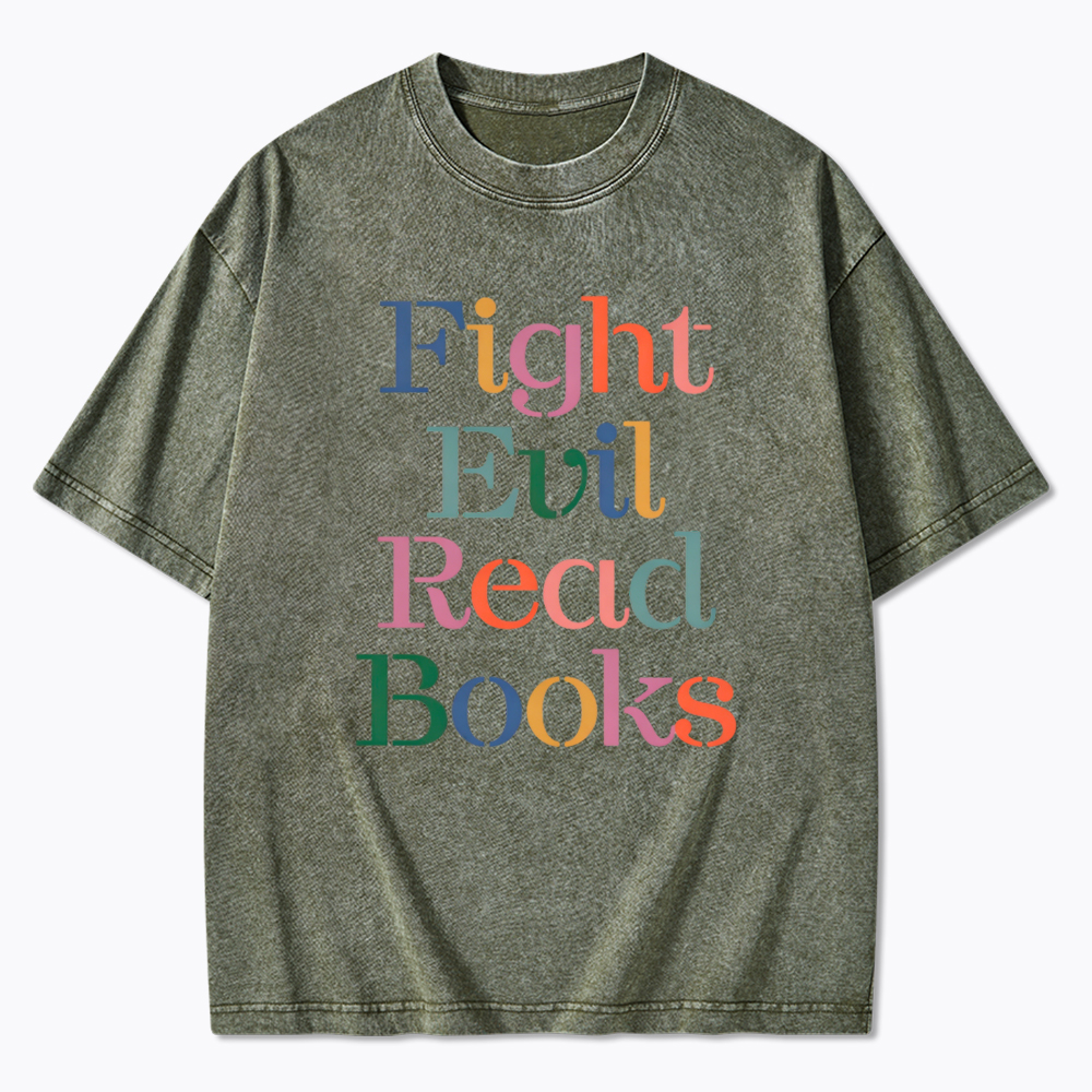 Protect Libraries Read Banned Books Washed T-Shirt
