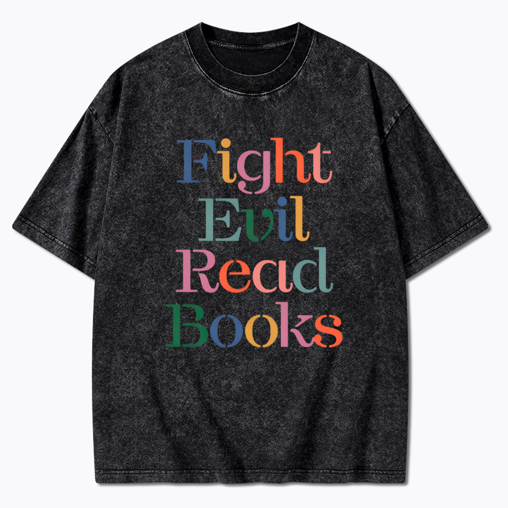 Protect Libraries Read Banned Books Washed T-Shirt