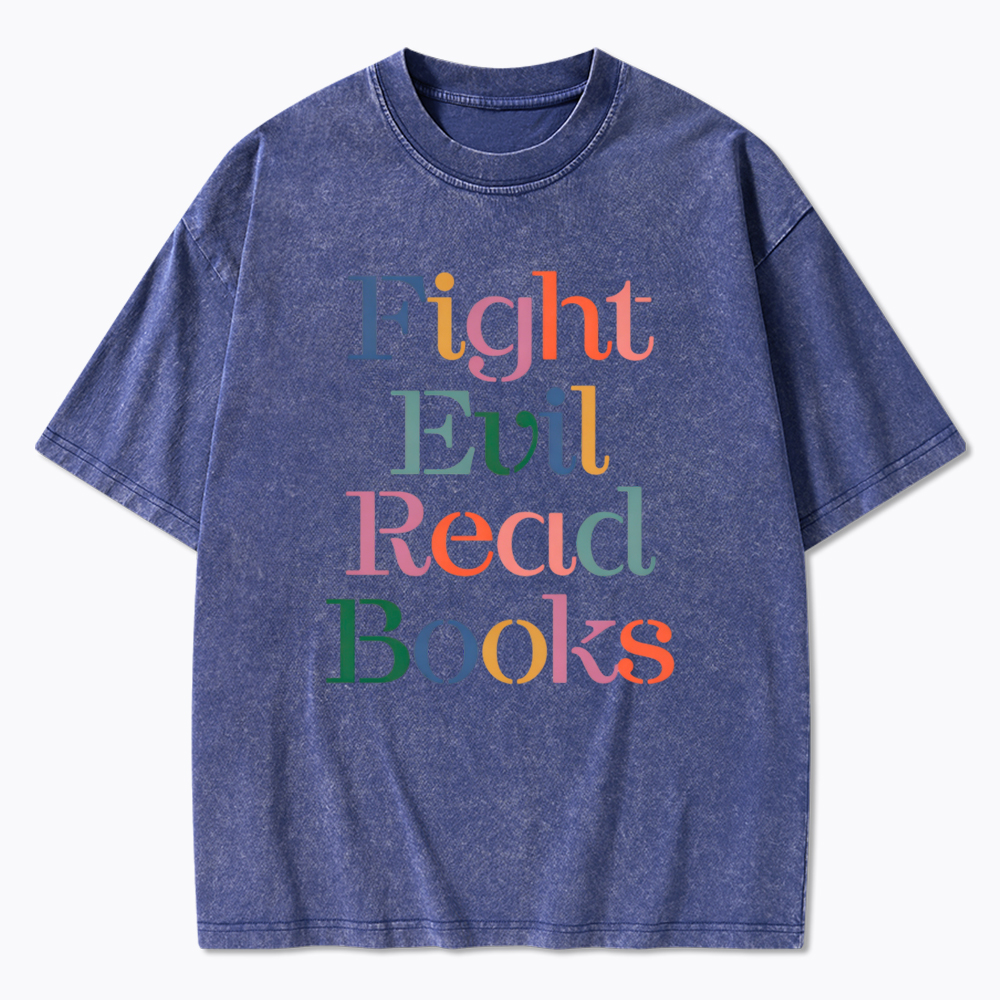 Protect Libraries Read Banned Books Washed T-Shirt