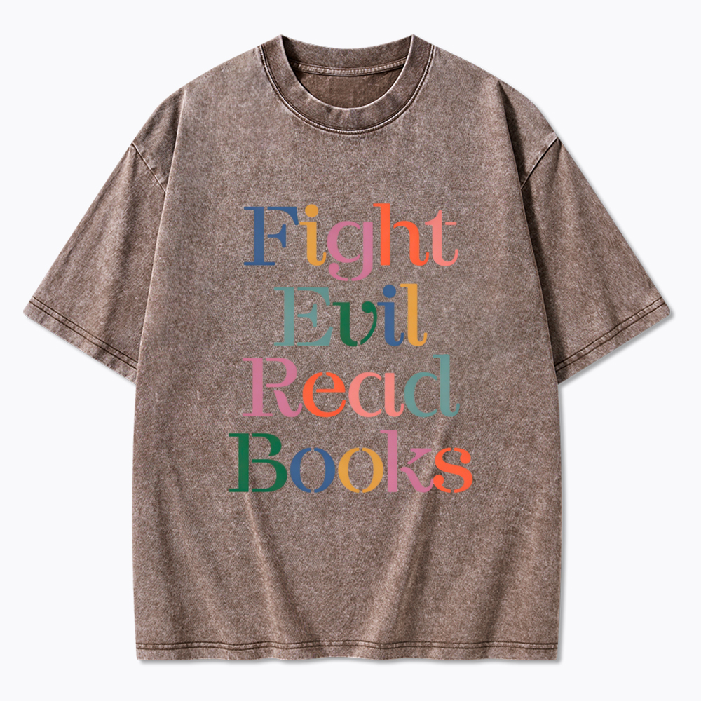 Protect Libraries Read Banned Books Washed T-Shirt