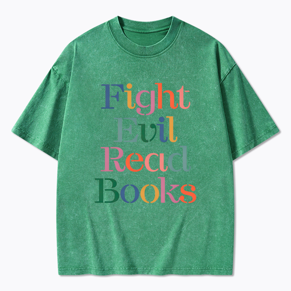 Protect Libraries Read Banned Books Washed T-Shirt