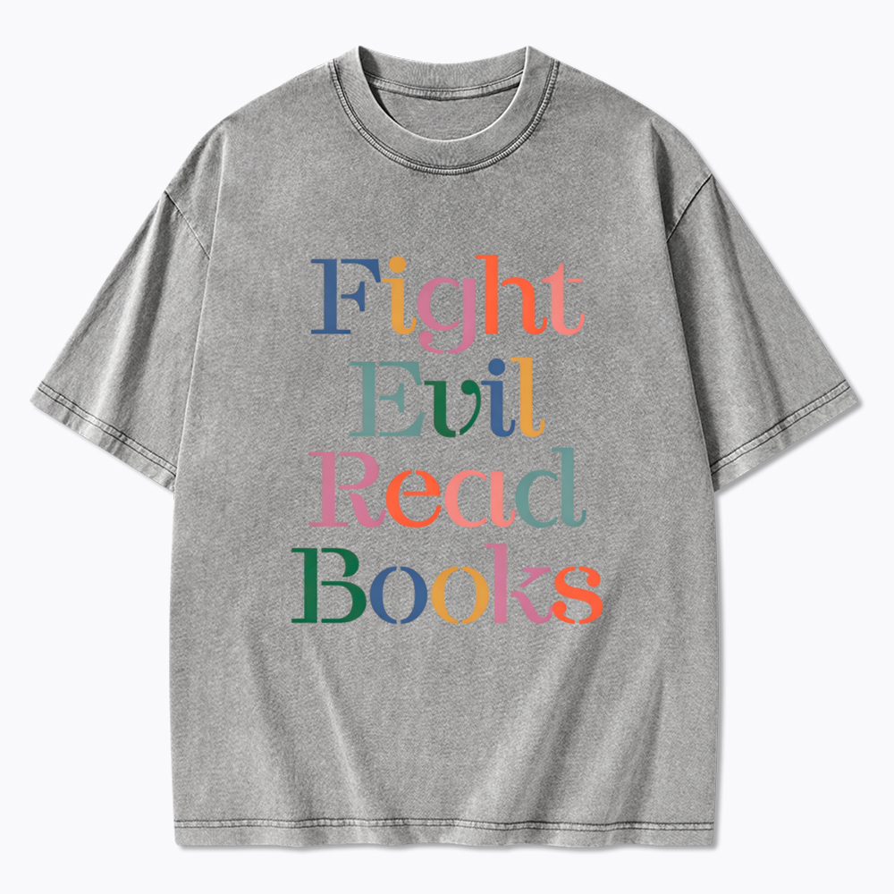 Protect Libraries Read Banned Books Washed T-Shirt