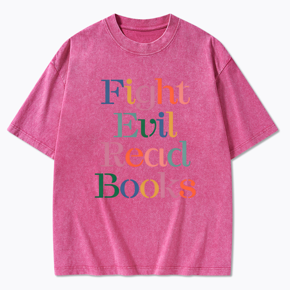 Protect Libraries Read Banned Books Washed T-Shirt