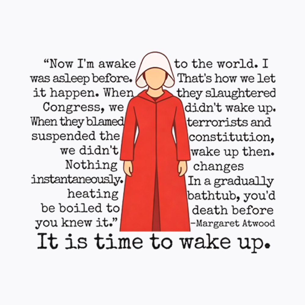 It is Time to Wake Up Washed T-Shirt