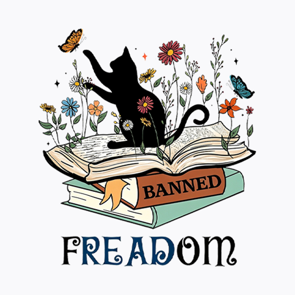 FREADOM Read Banned Books Washed T-Shirt