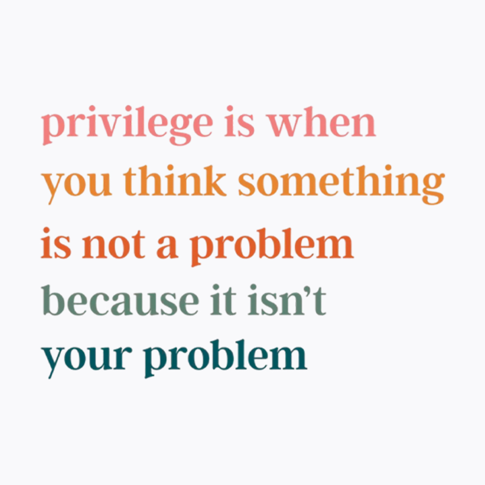 Privilege is When You Think Something Isn't a Problem Washed T-Shirt