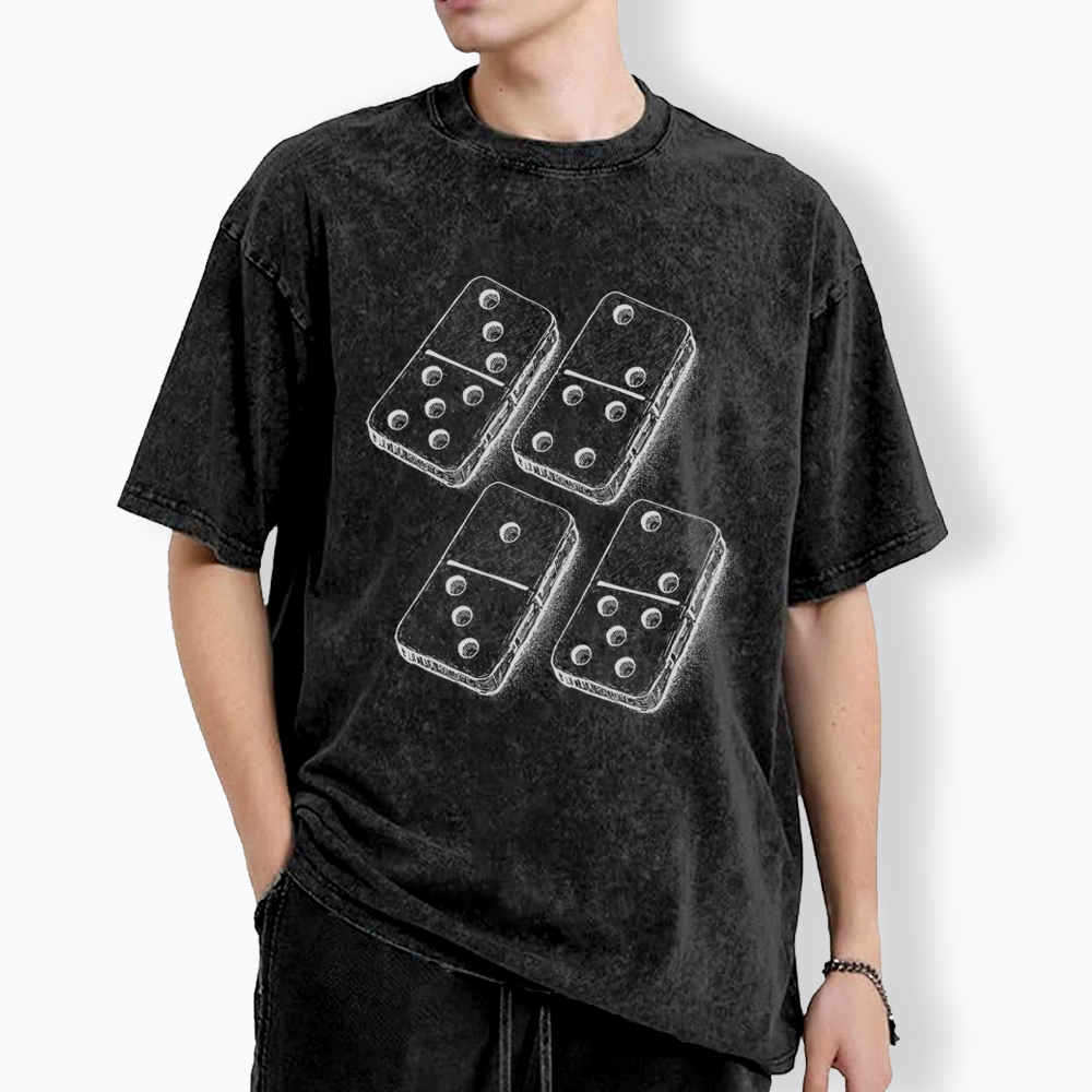 Domino Hidden 8647 Washed T-Shirt