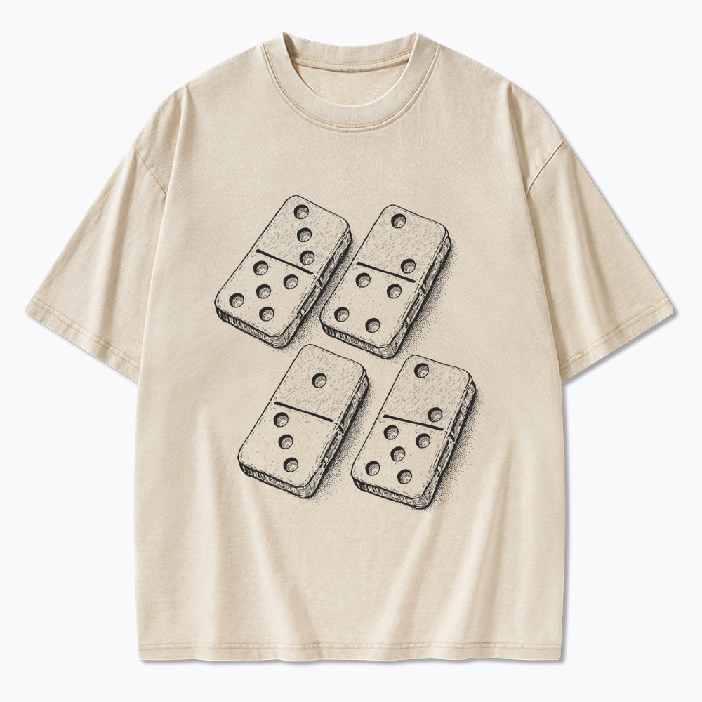Domino Hidden 8647 Washed T-Shirt
