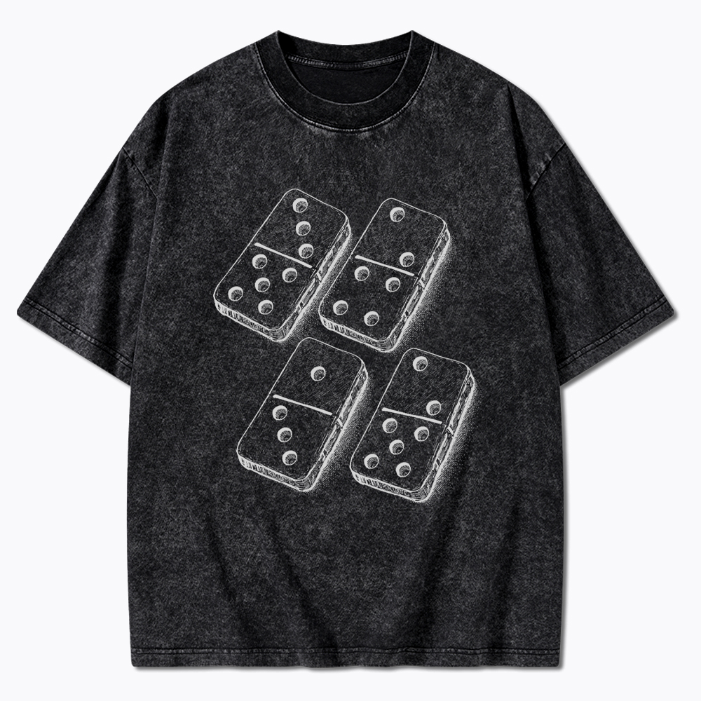 Domino Hidden 8647 Washed T-Shirt