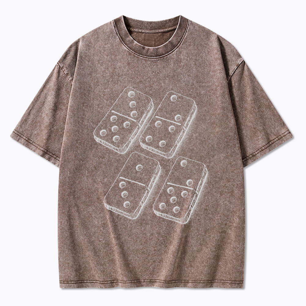 Domino Hidden 8647 Washed T-Shirt