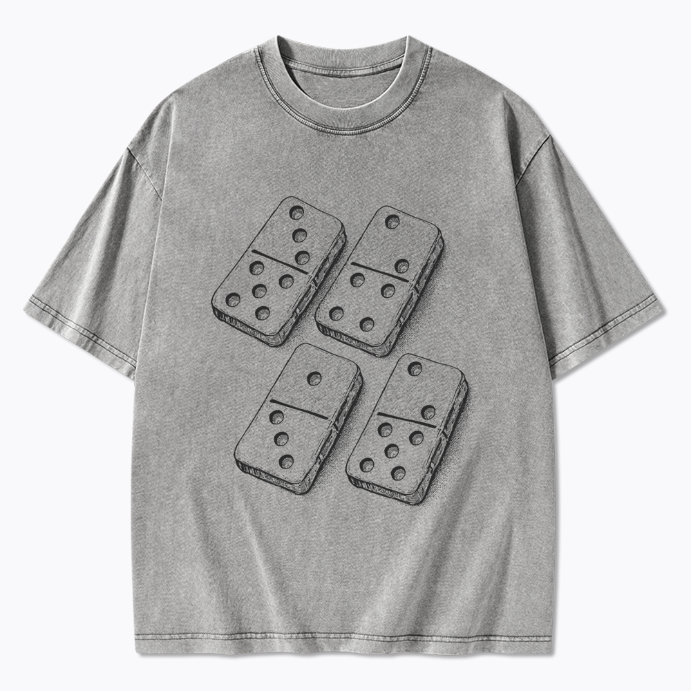 Domino Hidden 8647 Washed T-Shirt