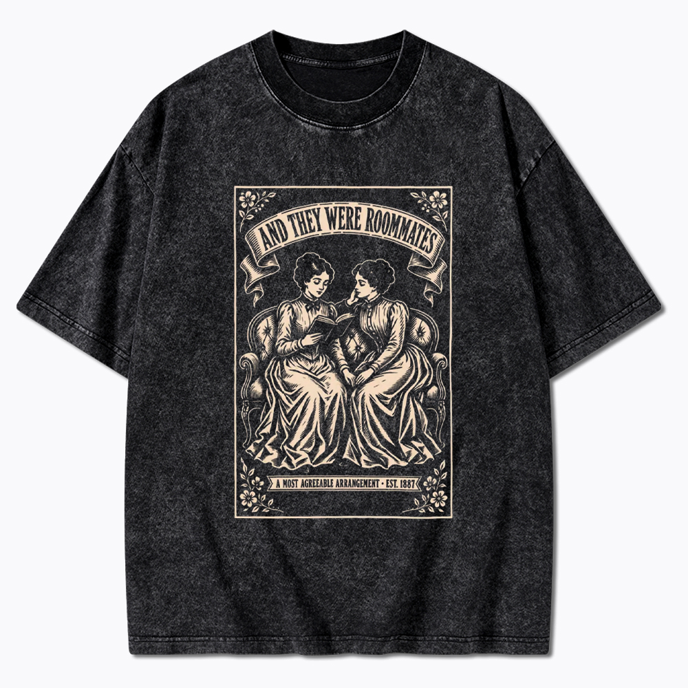 And They Were Roommates Vintage Washed T-Shirt