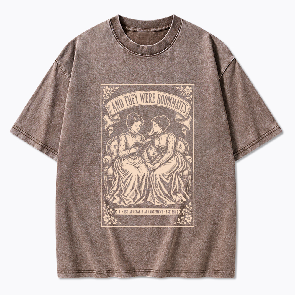 And They Were Roommates Vintage Washed T-Shirt