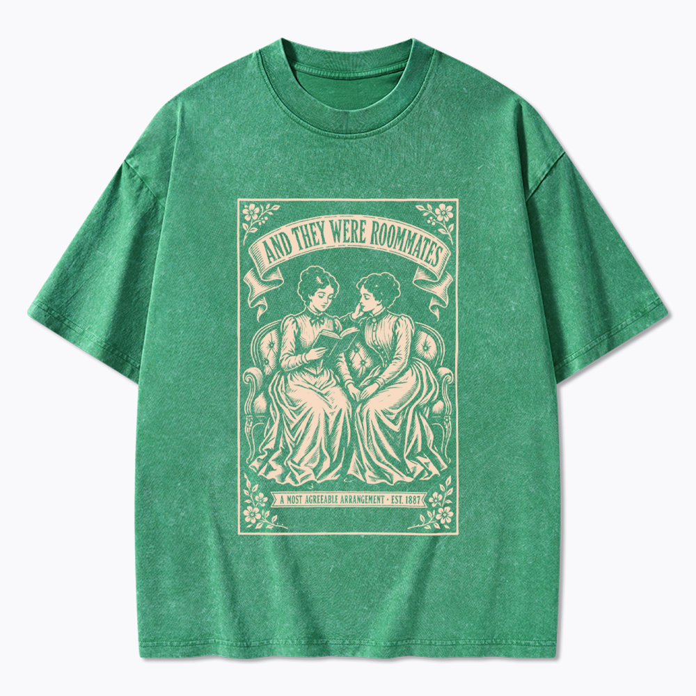 And They Were Roommates Vintage Washed T-Shirt