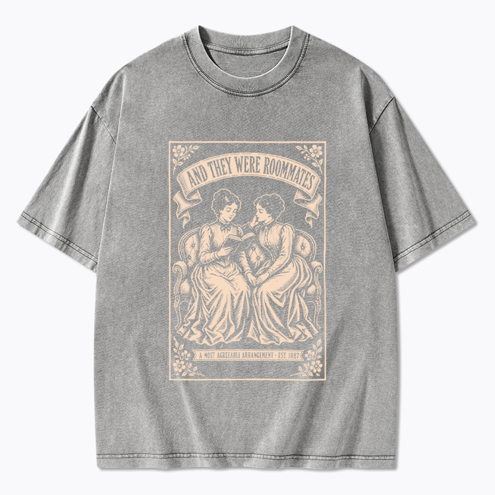 And They Were Roommates Vintage Washed T-Shirt