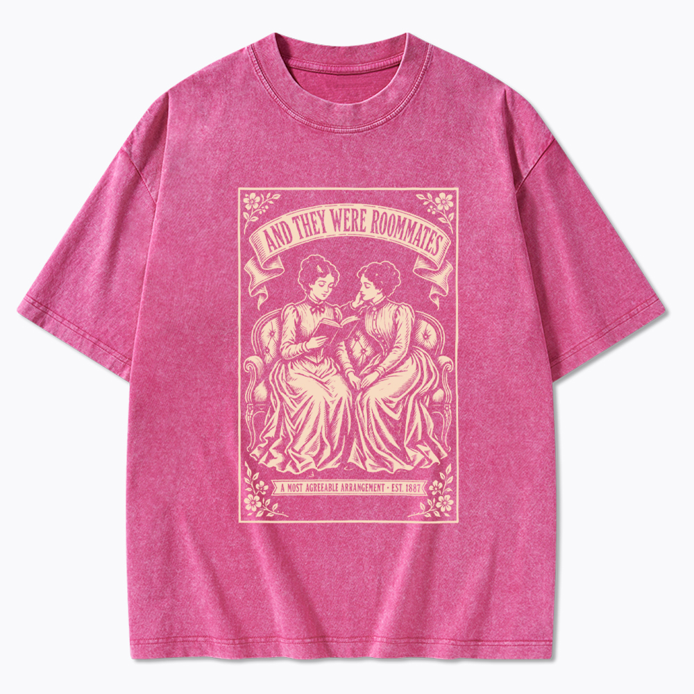 And They Were Roommates Vintage Washed T-Shirt