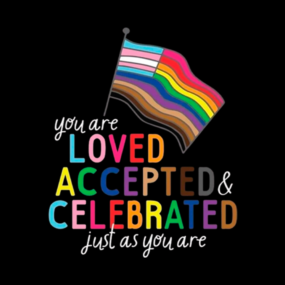 You Are Loved Accepted & Celebrated Just As You Are Washed T-Shirt