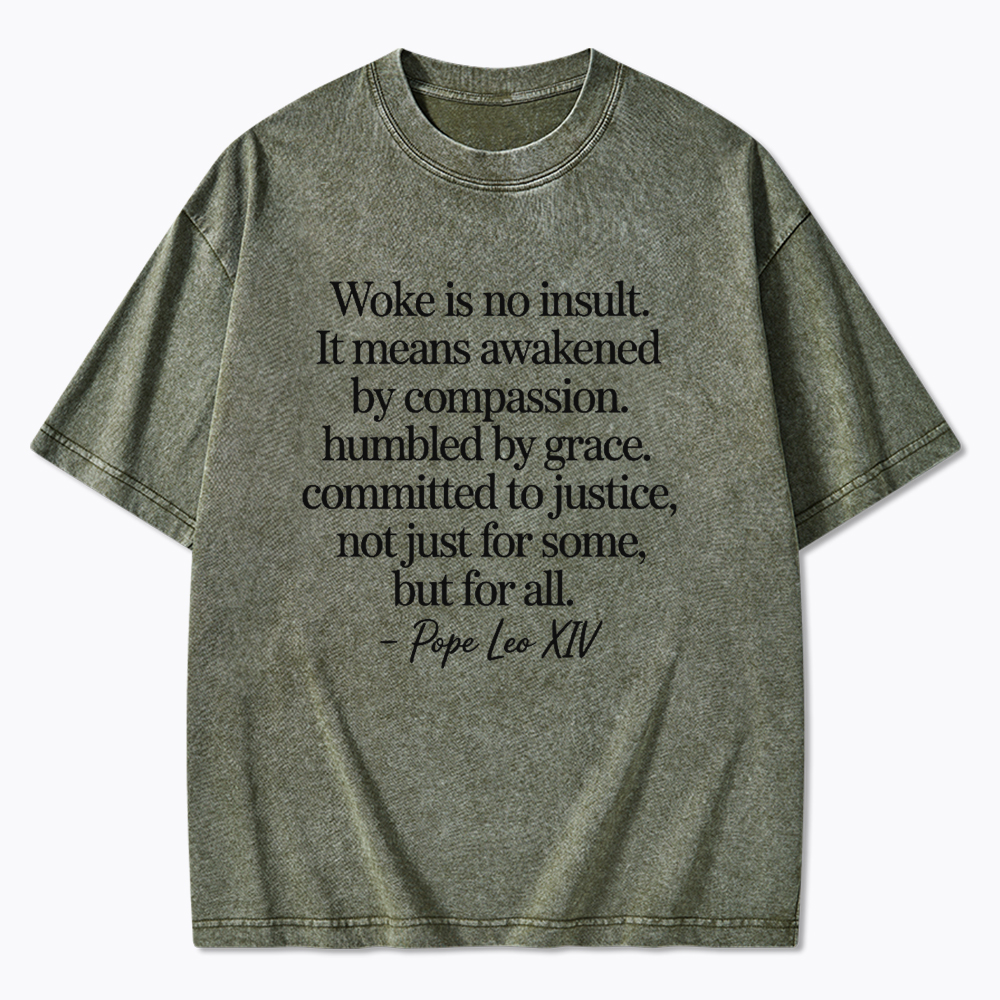 Woke is not an Insult Washed T-Shirt