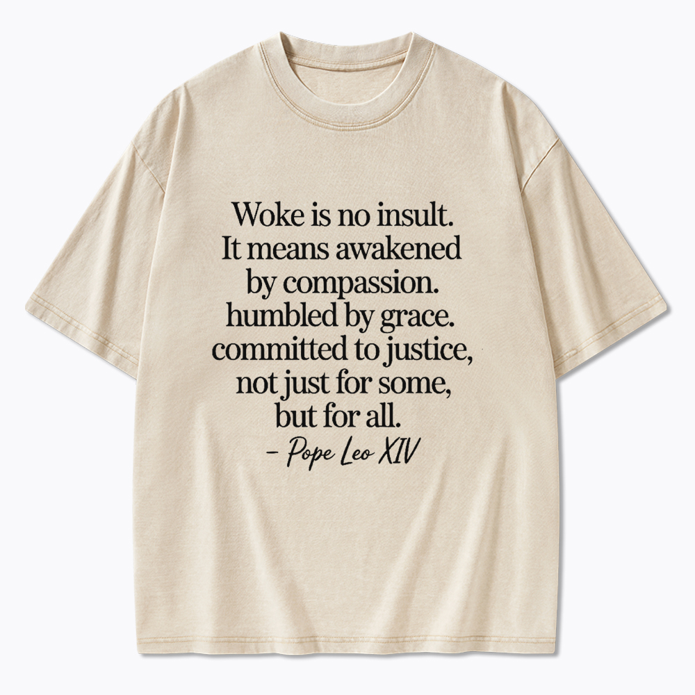 Woke is not an Insult Washed T-Shirt