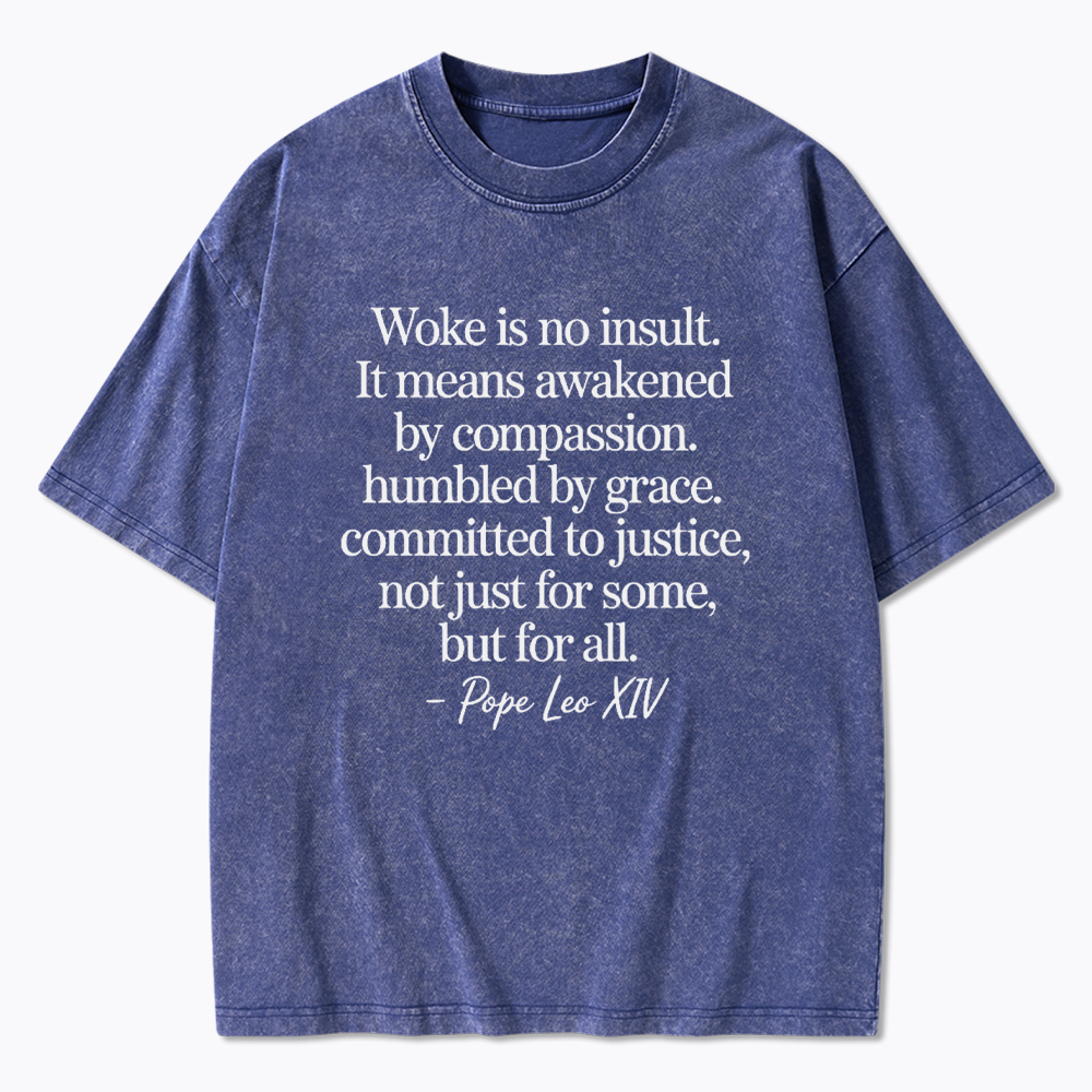 Woke is not an Insult Washed T-Shirt