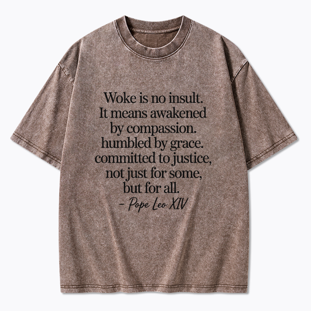 Woke is not an Insult Washed T-Shirt