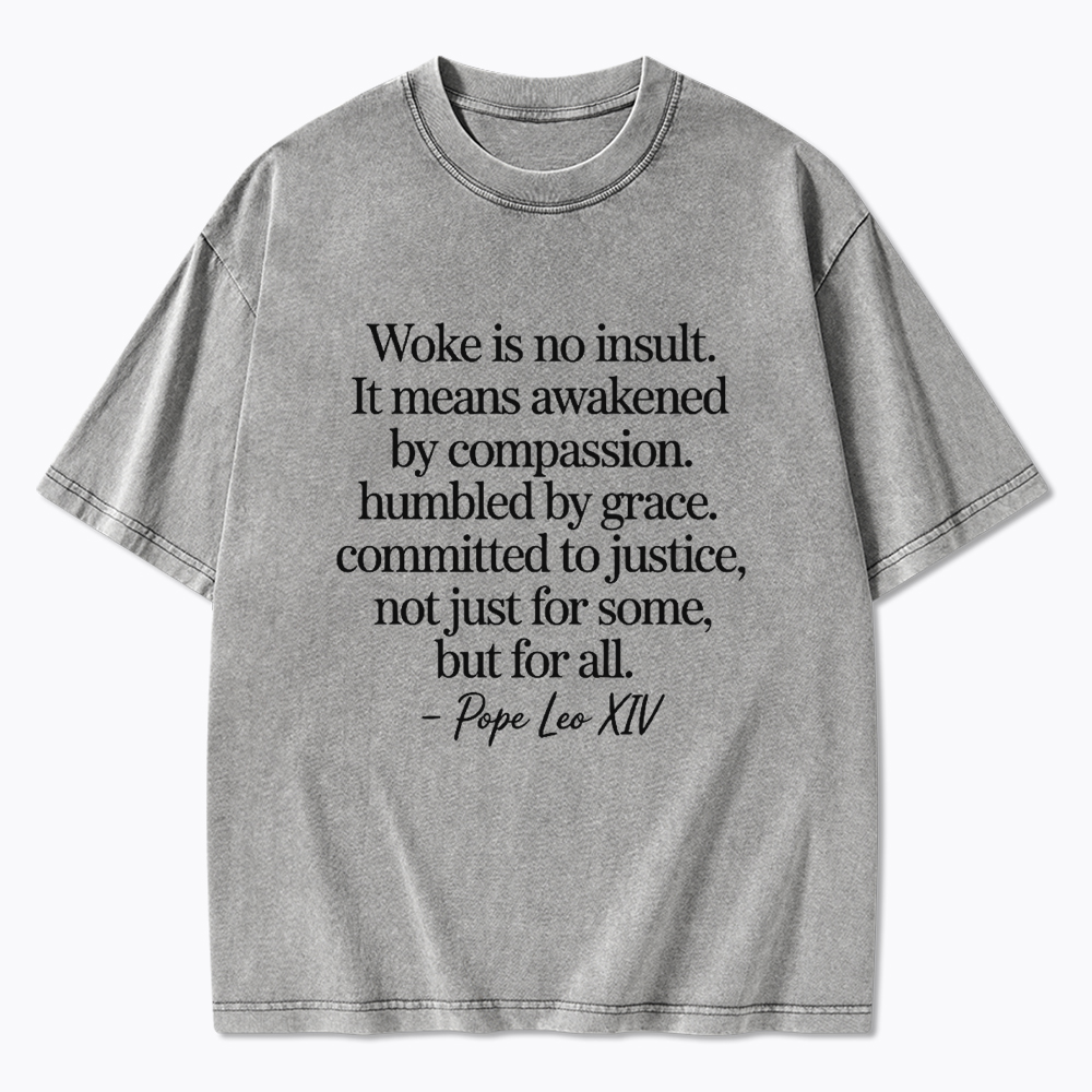 Woke is not an Insult Washed T-Shirt