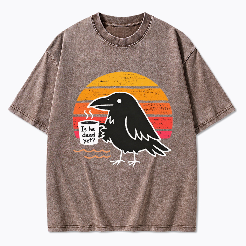 Is He Dead Yet Washed T-Shirt