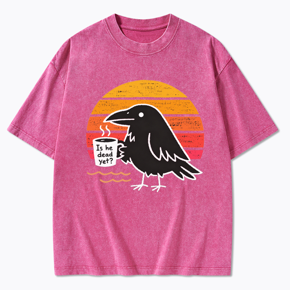 Is He Dead Yet Washed T-Shirt