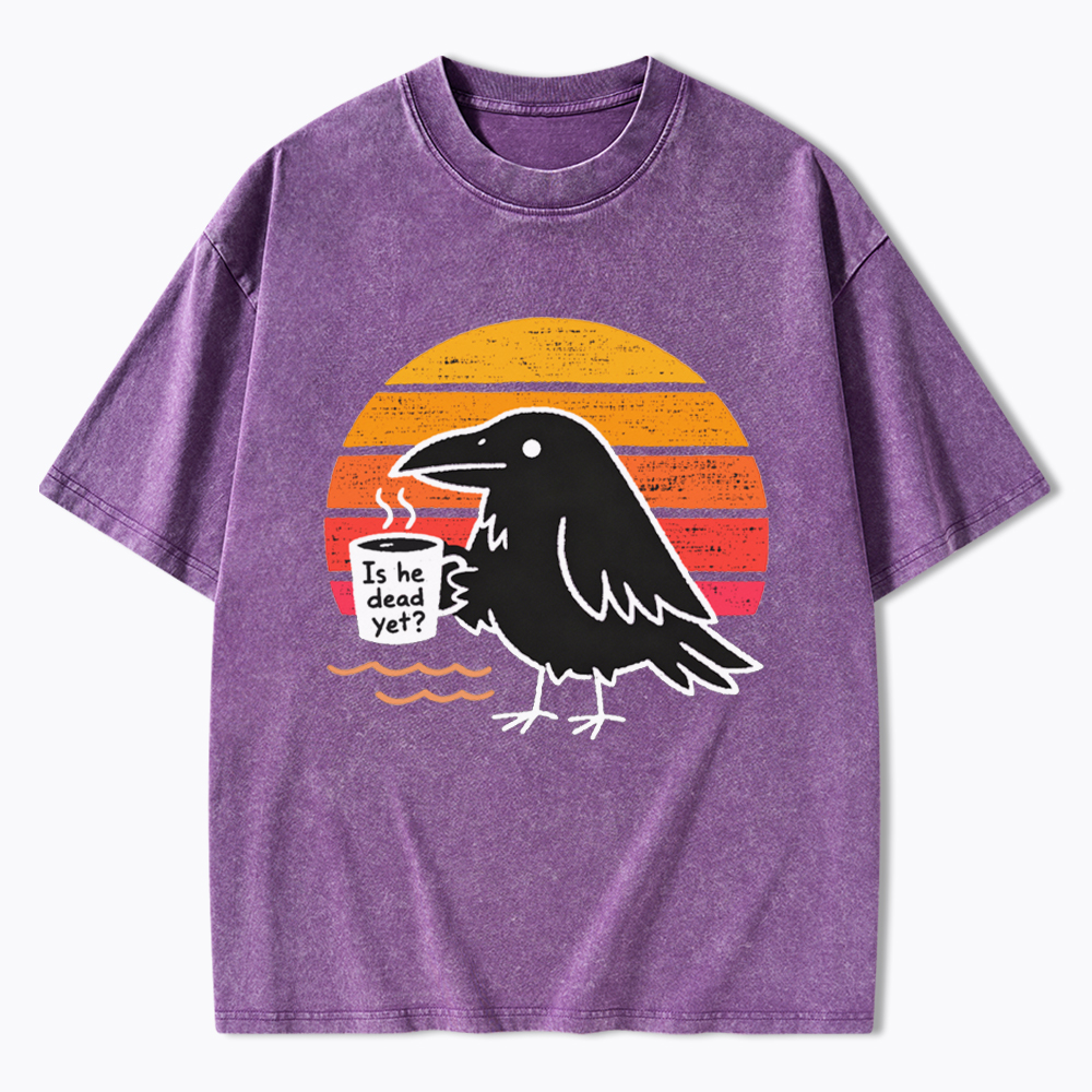 Is He Dead Yet Washed T-Shirt