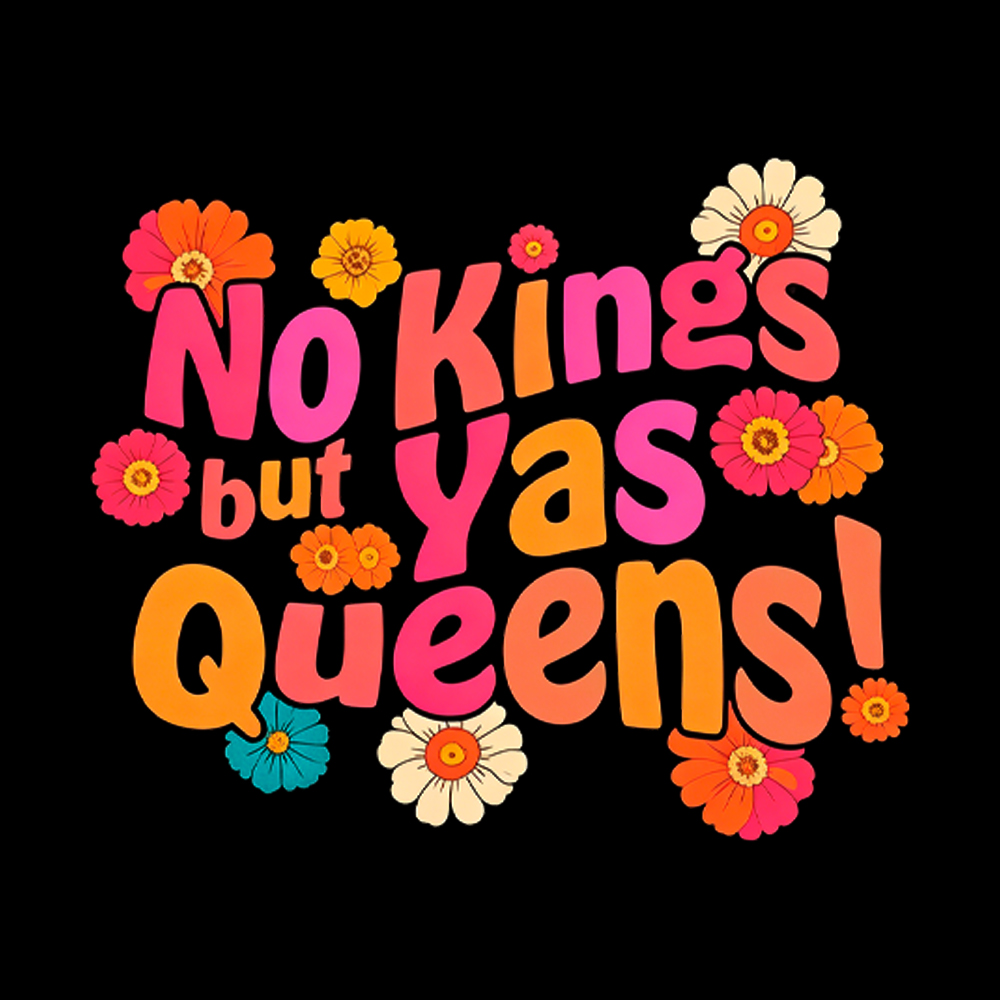 No Kings But Yas Queen Washed T-Shirt