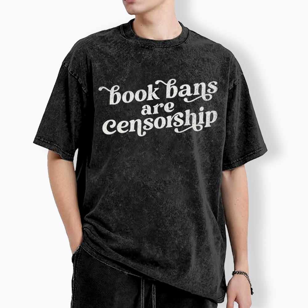 Book Bans are Censorship Washed T-Shirt