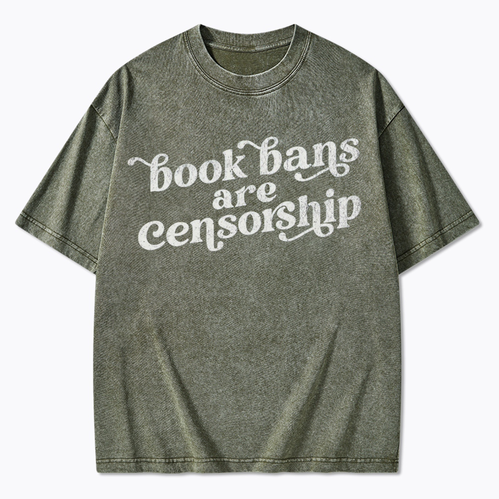 Book Bans are Censorship Washed T-Shirt