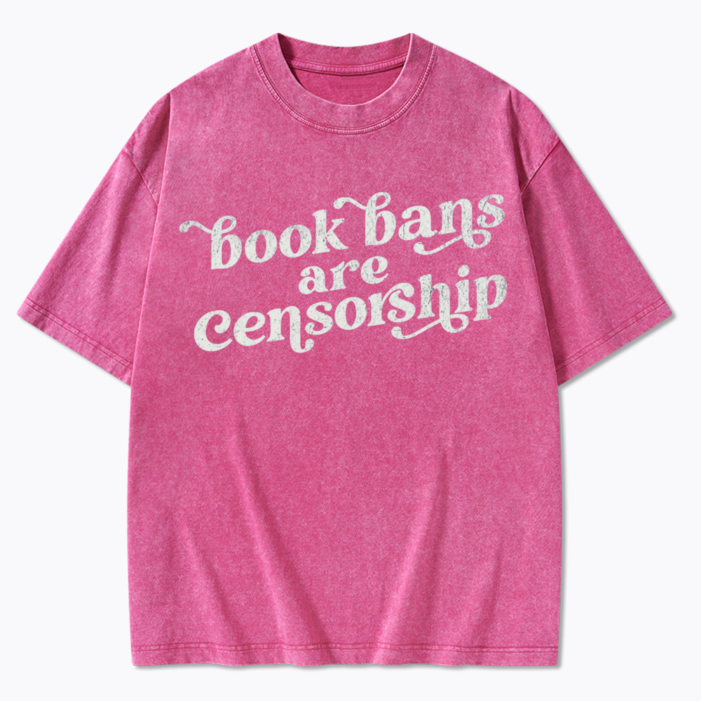 Book Bans are Censorship Washed T-Shirt