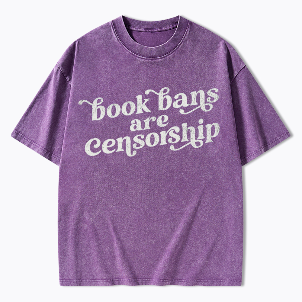 Book Bans are Censorship Washed T-Shirt