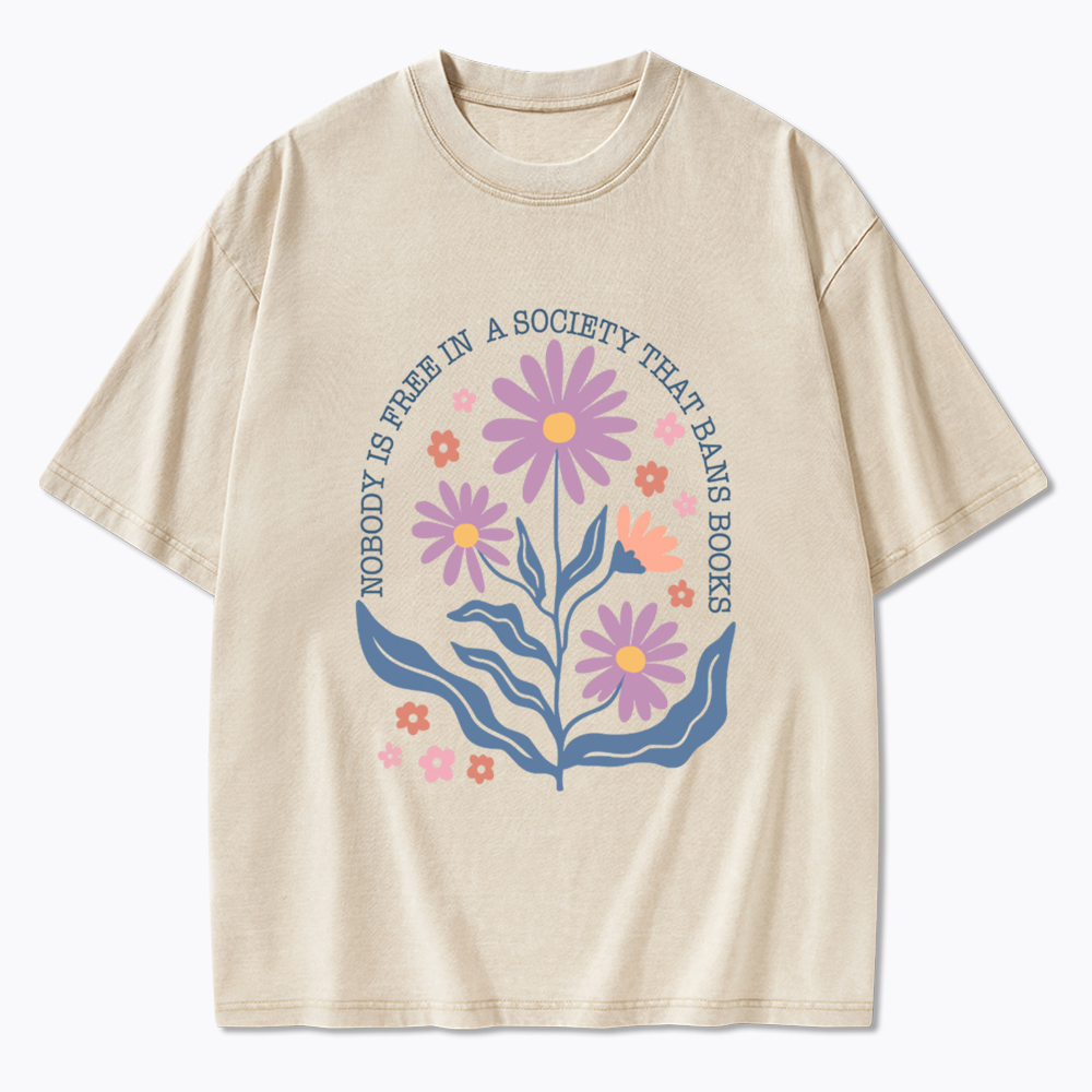 Read Banned Books Washed T-Shirt
