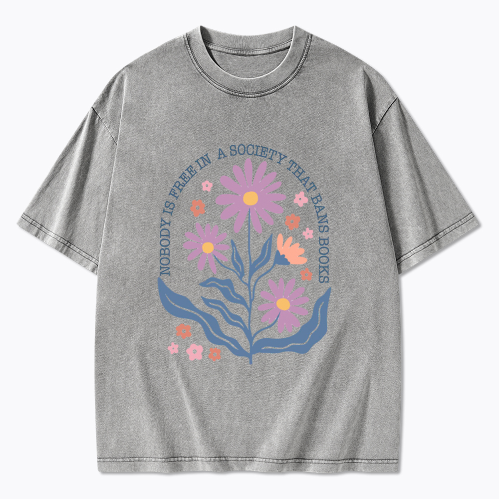 Read Banned Books Washed T-Shirt