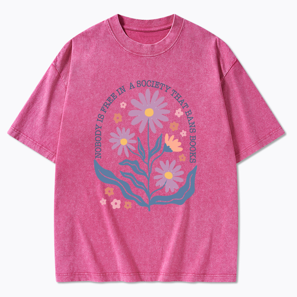 Read Banned Books Washed T-Shirt