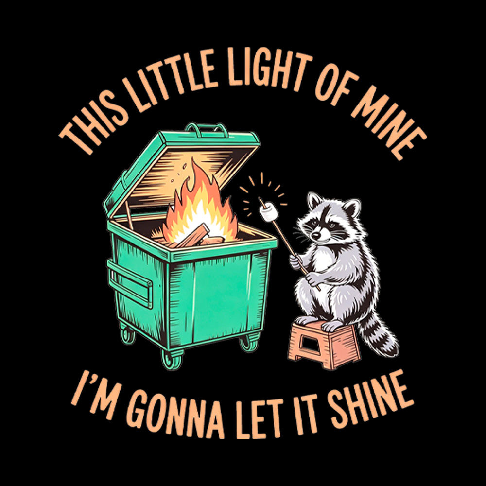 This Little Light Of Mine I'm Gonna Let It Shine Washed T-Shirt