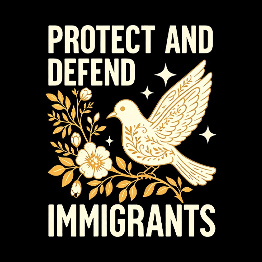 Protect and Defend Immigrants Washed T-Shirt