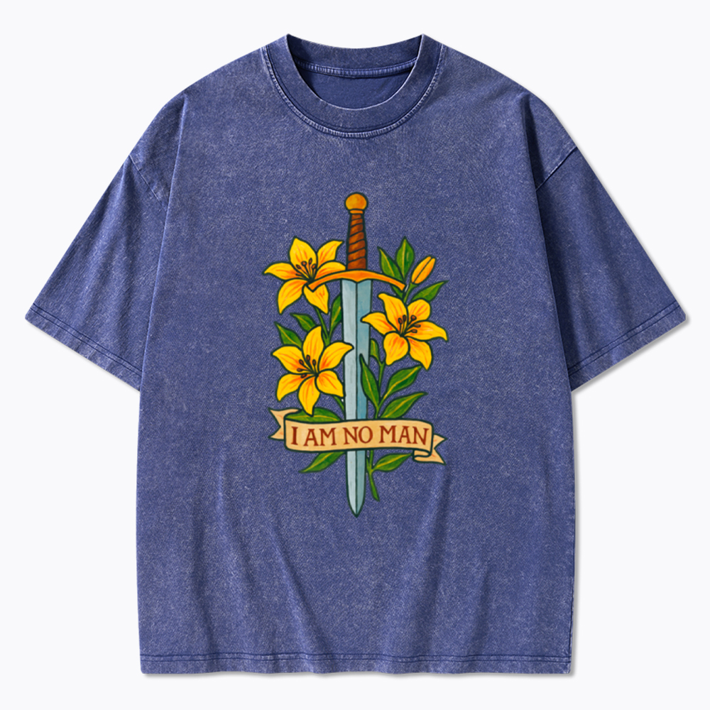 I am no Man Washed T-Shirt