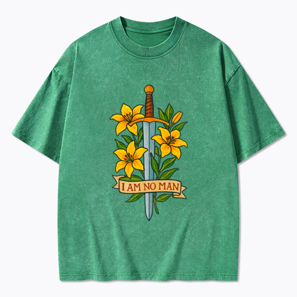I am no Man Washed T-Shirt