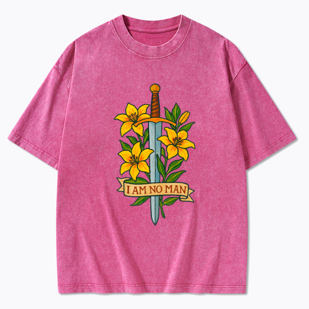 I am no Man Washed T-Shirt
