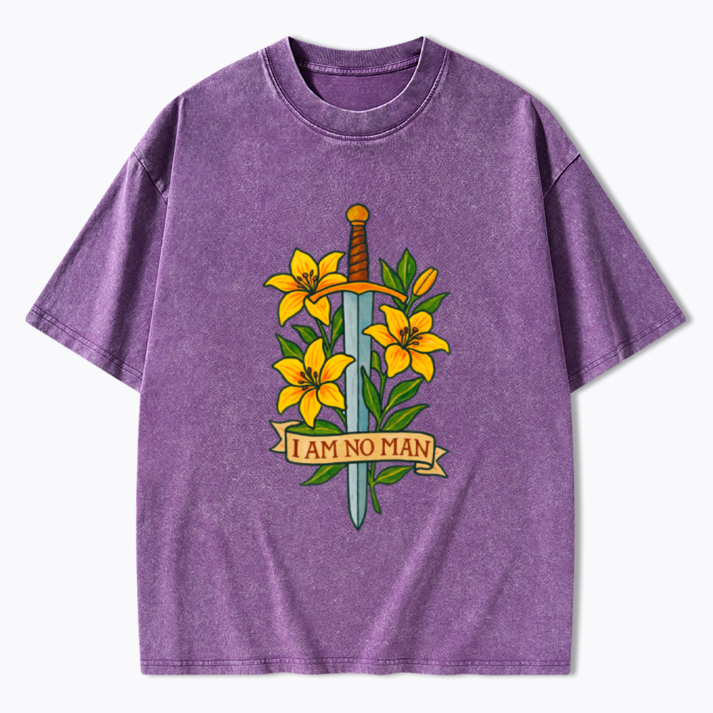 I am no Man Washed T-Shirt