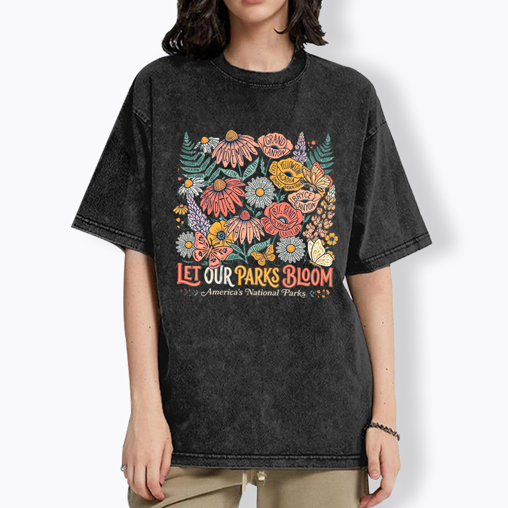 National Parks Wildflower Washed T-Shirt