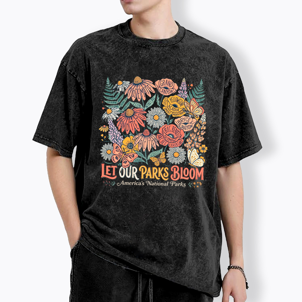 National Parks Wildflower Washed T-Shirt