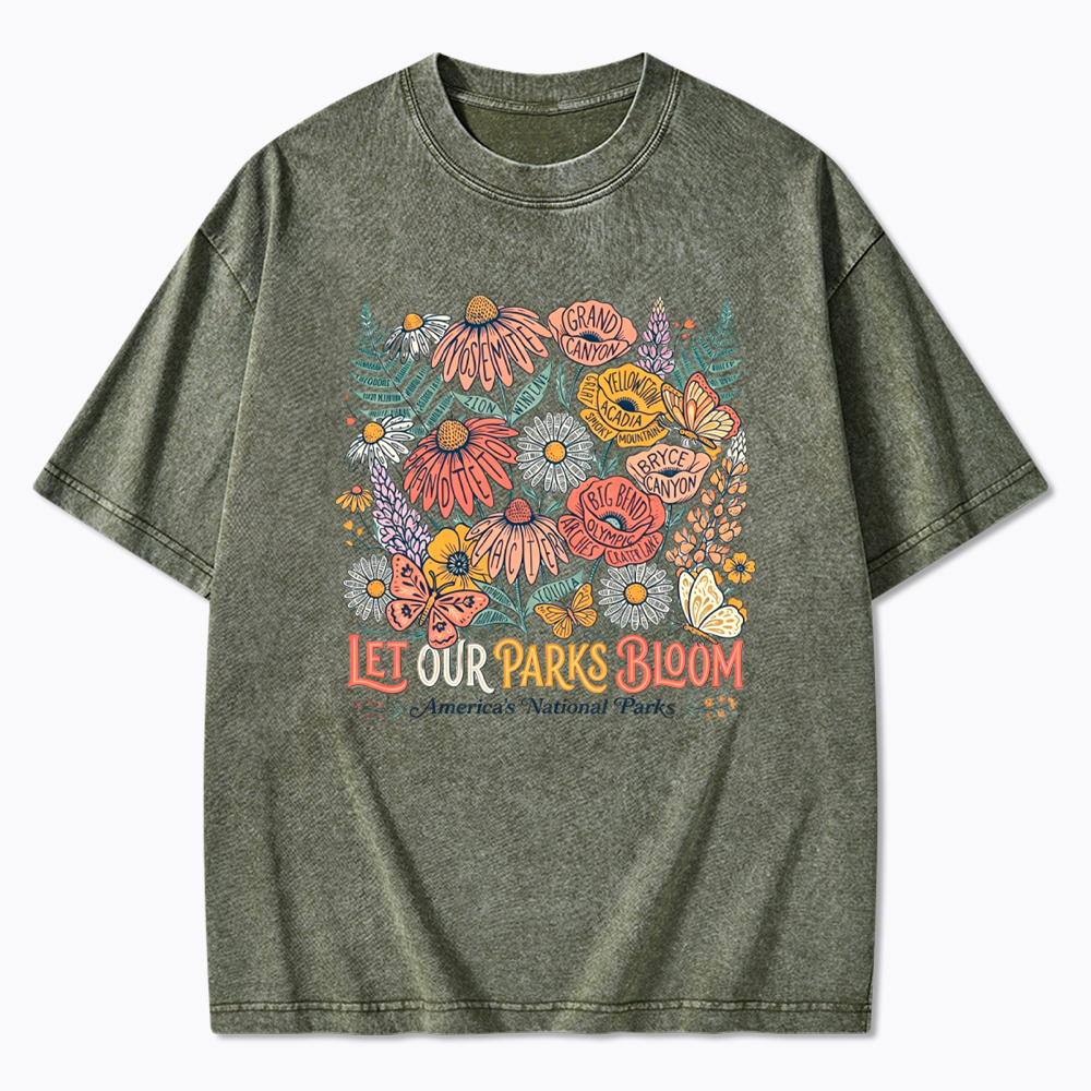 National Parks Wildflower Washed T-Shirt